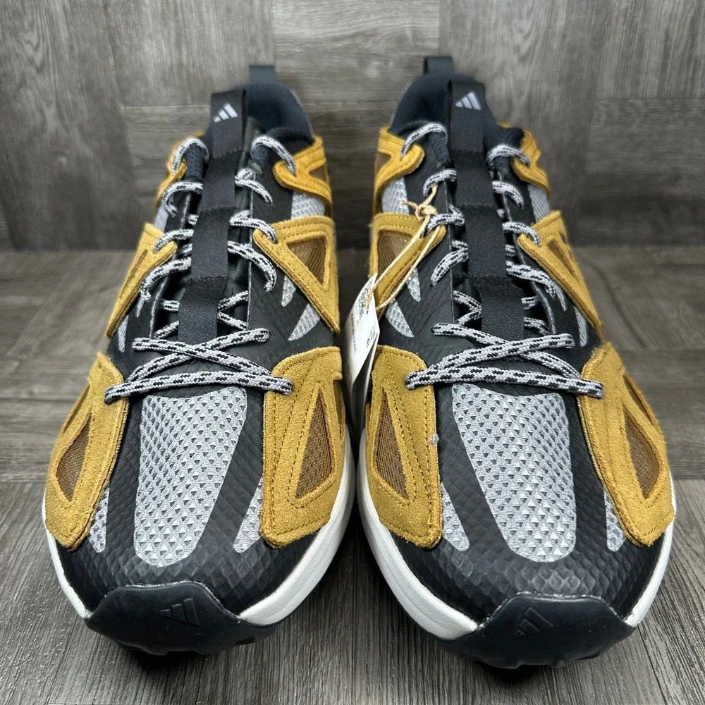 Adidas Kantai Trail Mens Size 13 Mustard Yellow Black Hiking NEW JQ8229